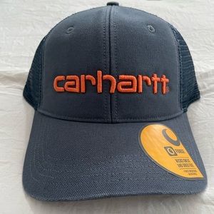 **NWT** Carhartt Unisex Canvas Mesh-Back Logo Graphic Cap